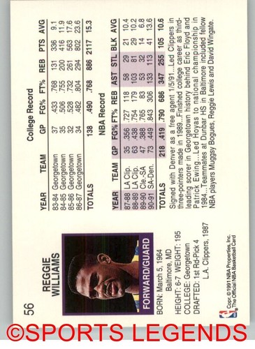 1991-92 NBA Hoops #1-100 - Picture 113 of 201