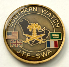 USMC JTF - SWA Southern Watch No Fly Zone VMAQ 3 Moondogs Rule Challenge Coin