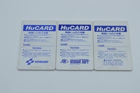 PC Engine Lot of 3: Gradius, Final Soldier, F1 Triple Battle HuCard CART/CARDs