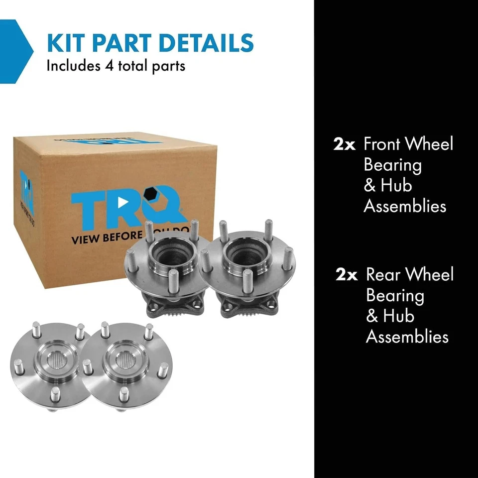 Conjunto de cojinete y buje de rueda delantera y trasera para Mitsubishi Endeavor 2004-2011 🔧 Foto 2 de 4