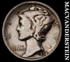 1934 Mercury Dime- Silver- Scarce Better Date No Reserve #J2687