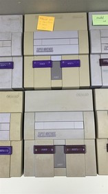 Lot 10 Super Nintendo SNES Consoles For Parts Repair Broken