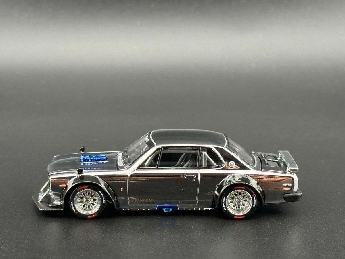 その他 HAKU TITA SILVER Pop Race Nissan GT-R V8 Drift Hakosuka Silver Chrome HK
