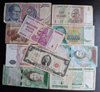 World Foreign currency 10 *small and Large Bank Notes* lot D351 — photo 5