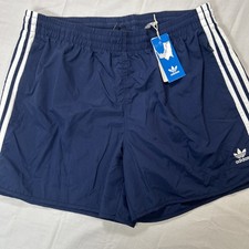 New Adidas Sprinter Shorts Men  s Size XL Blue NWT