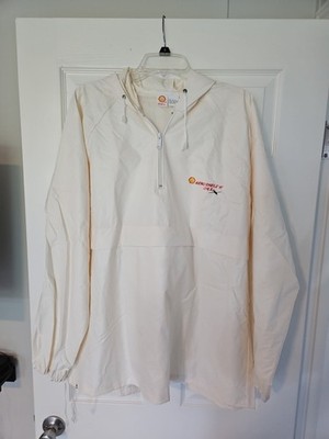 Vintage Style Aeroshell W Oils Hooded Wind Breaker