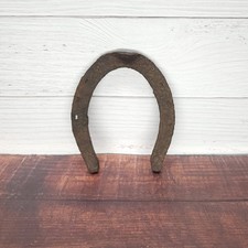 Hand Forged Rusty Antique Iron Horseshoe Modern Farmhouse Ranch Decor
