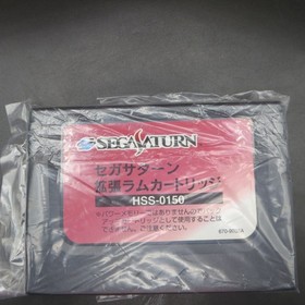 Real Bout Fatal Fury Special Sega Saturn with 1MB RAM Cartridge Japanese Version