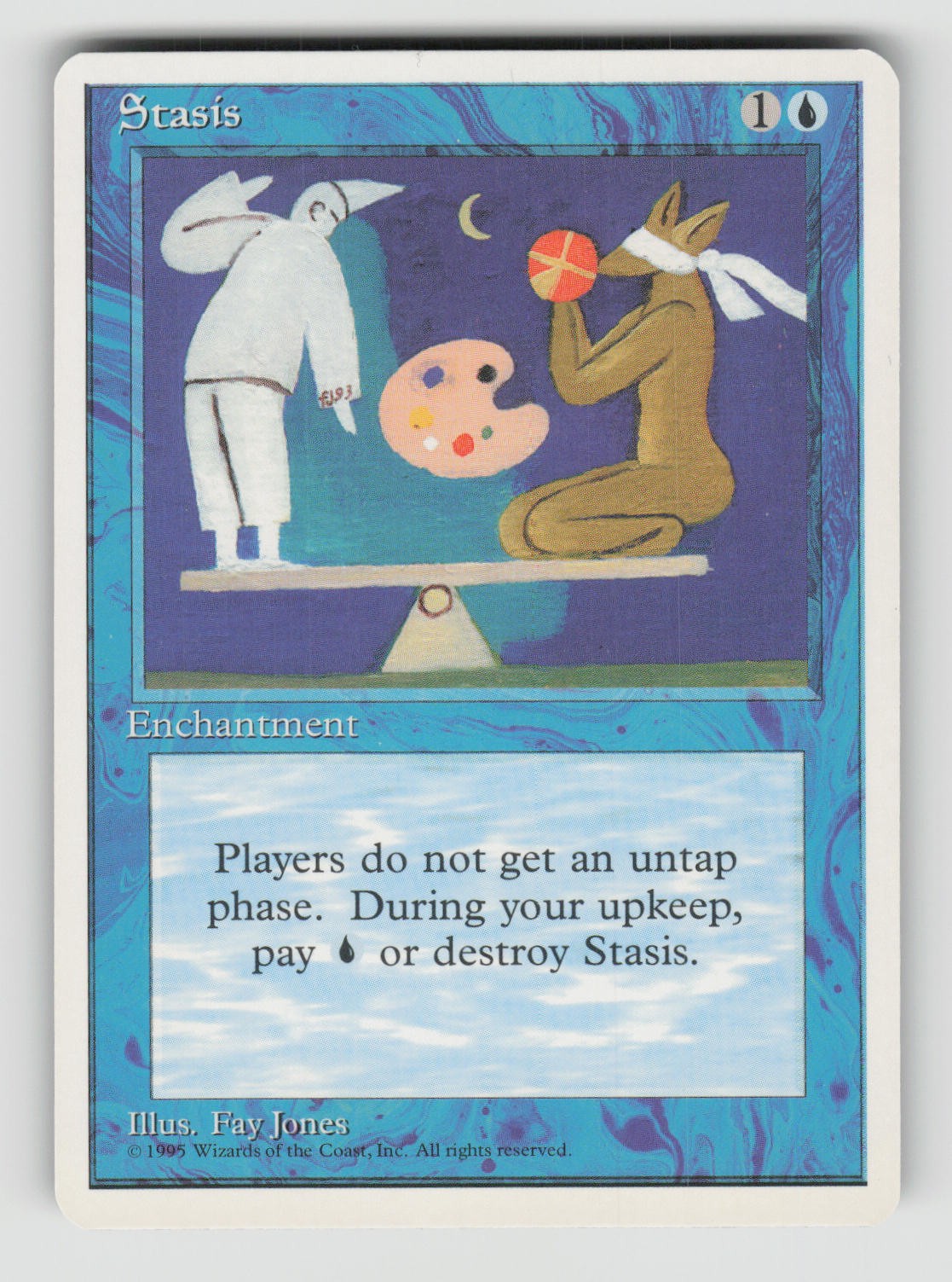Stasis 104 Rare Fourth Edition Magic: The Gathering Near Mint