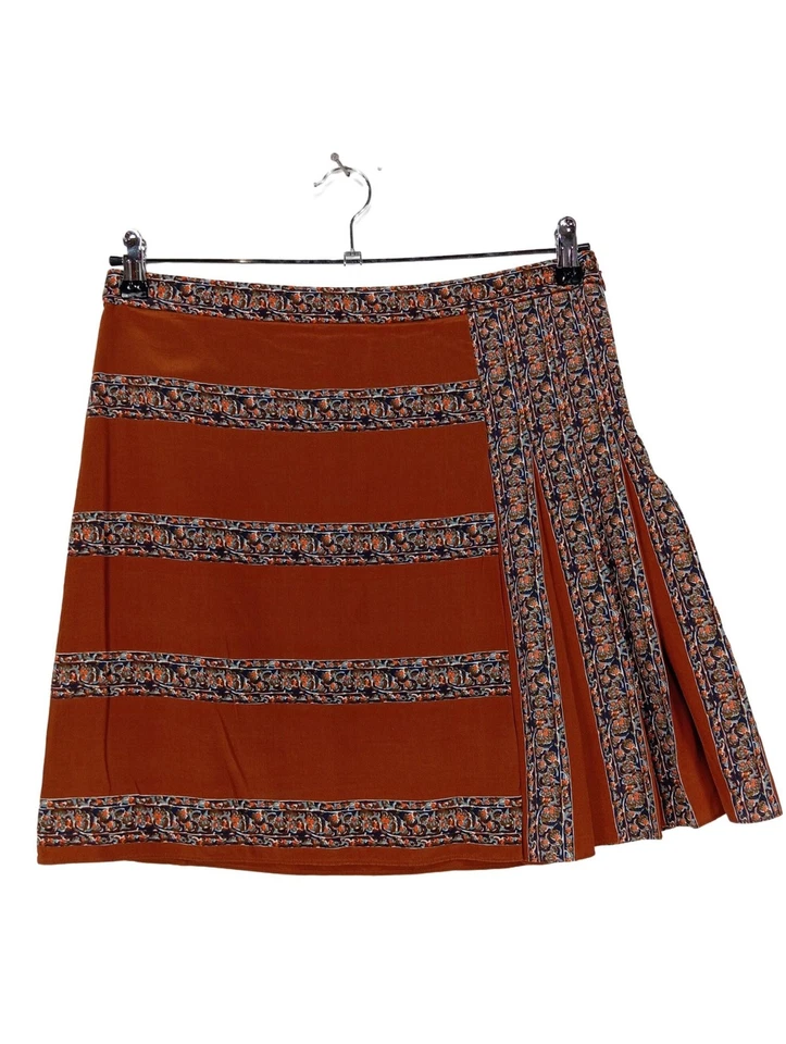 TORY BURCH Jupe plissée Dames Jupe T EU 38 rouge-noir style décontracté - Photo 1/4