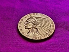 1911 Indian Head $2.5 Gold Eagle Coin 4.2 grams pre-1933