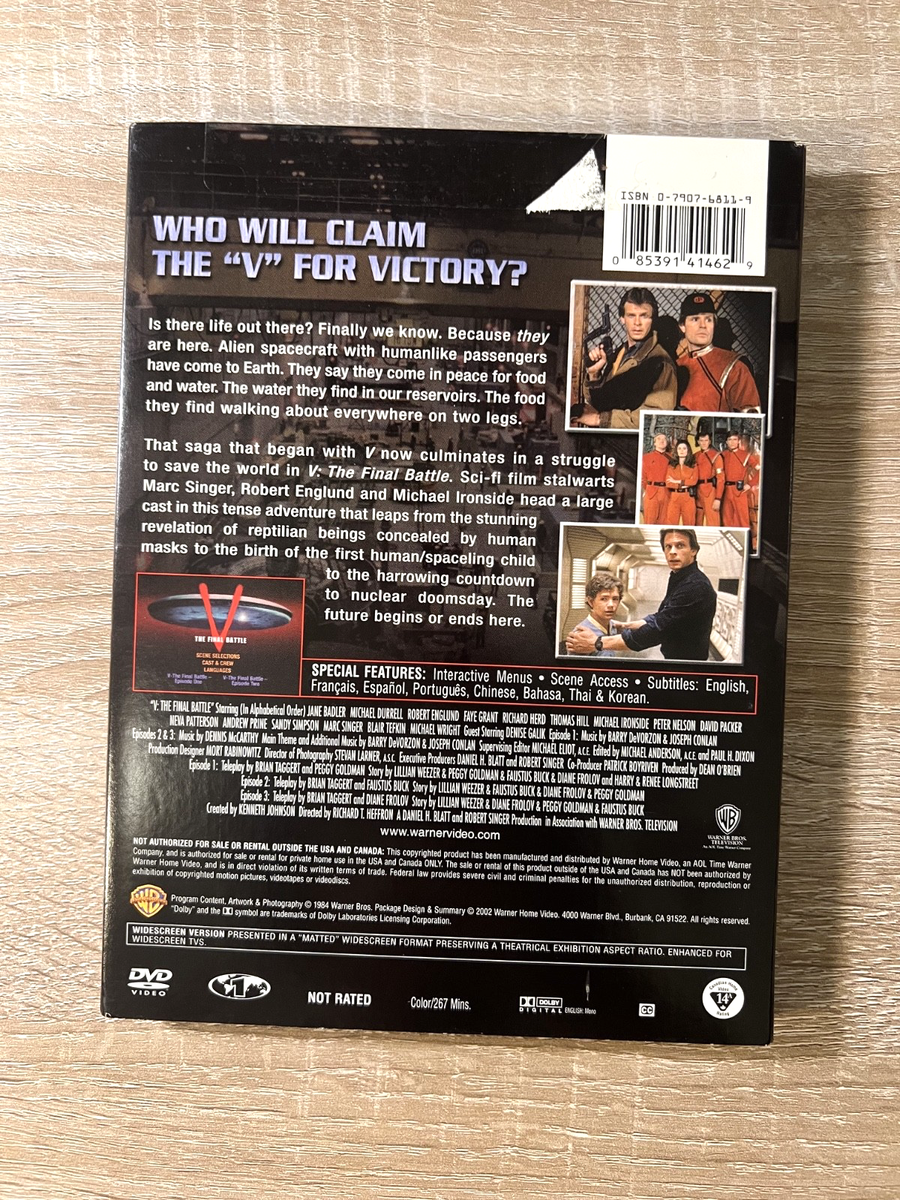 V The Final Battle DVD Neva Patterson Horror Sci-Fi Movie TV