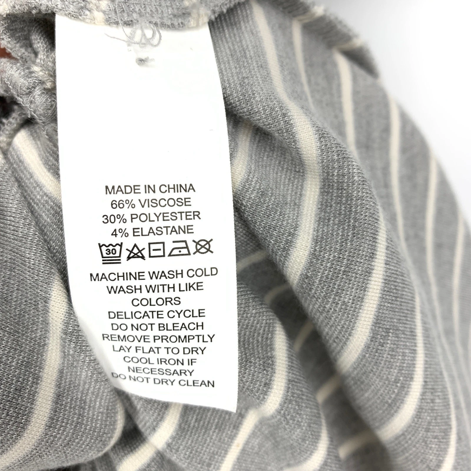 Abito donna Broome Street Kate Spade taglia small grigio bianco a righe