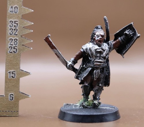 Games Workshop LOTR Uruk-Hai Captain Lurtz Metal Isengard (RLG033)