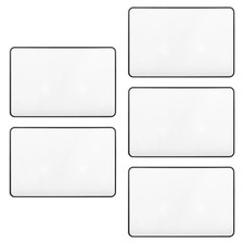 5 Pcs Magnifying Bookmark Full Page Magnifier Flat Handheld Reading