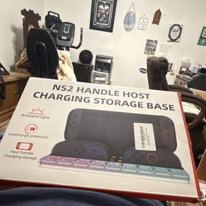 NS2 Controller Charging Base Dock w/ Ambient Light, Overcharge Protection