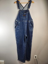Harley-Davidson VTG 90's USA Made Mens |XL| 100% Cotton Denim Overall Bibs