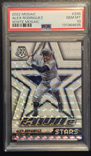 2022 Panini Mosaic 2000s White Prizm /25 Graded PSA 10 #298 - Alex Rodriguez