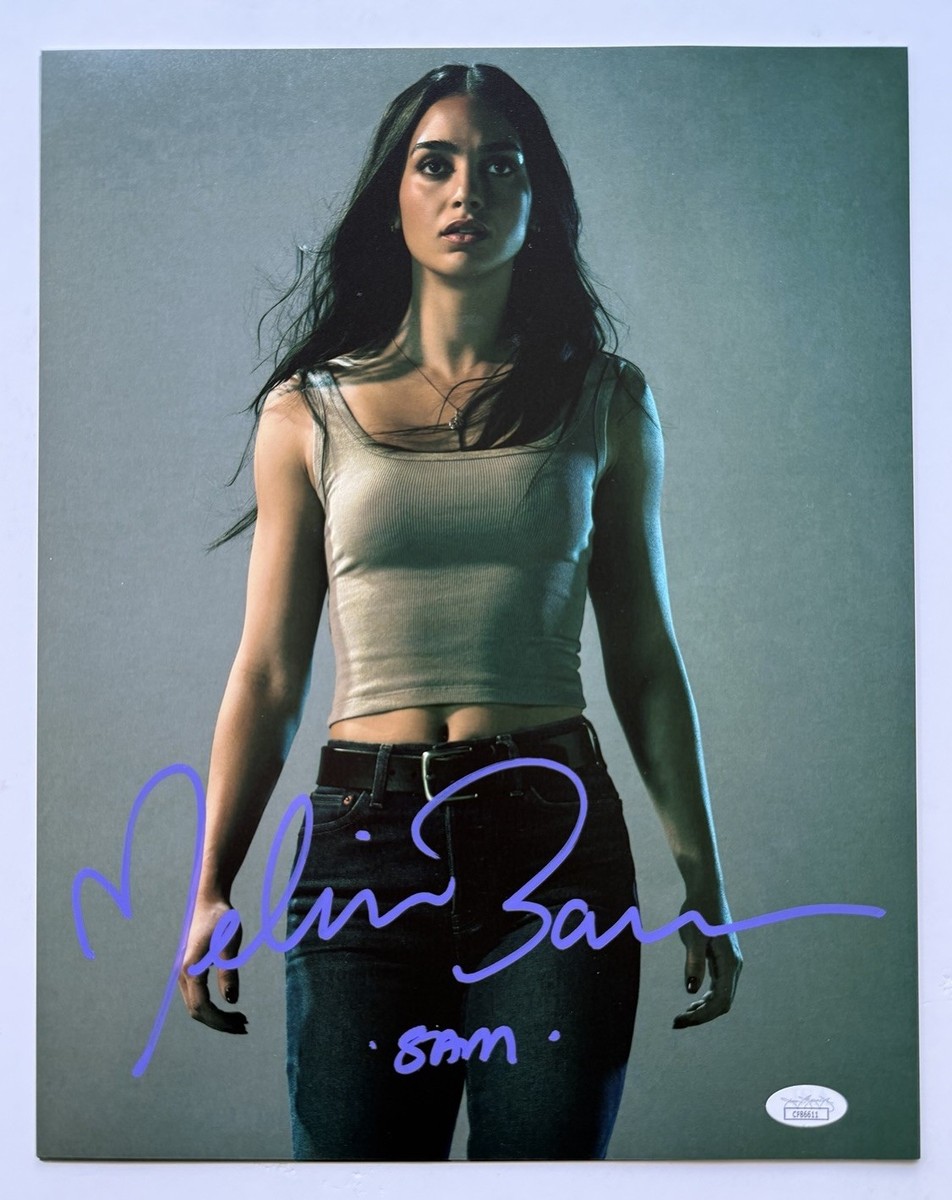 Melissa Barrera Signed Scream 11x14 Photo Sam Carpenter EXACT