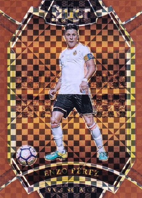 2016-17 Panini Select Valencia Enzo Perez Field Level Copper /49 Card