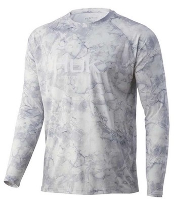 HUK Mens Vented Mossy Oak Drift XXXL