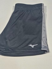 Mizuno Girls Youth Medium 3 Inch Volleyball Shorts - Black