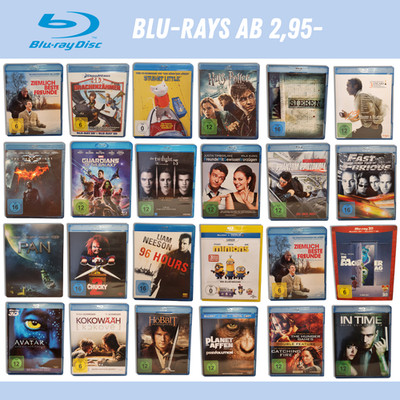 Blu-ray Filme nach Auswahl ab 2,45    viele Titel   Action, Horror, Comedy   