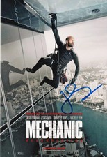 Autografo originale Jason Statham (resurrezione meccanica) The Expendables