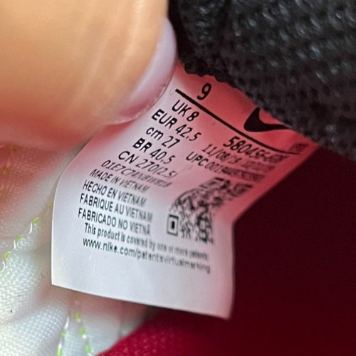 Nike Lunargato II 2 Gato Mens Size 9 White Red Black Running Indoor Soccer Shoes thumbnail 9