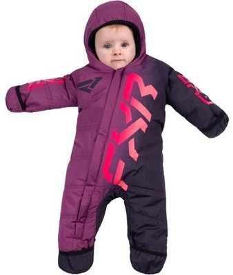FXR CX Infant Snowsuit Wine/Razz Melon Fade 12-18 Months
