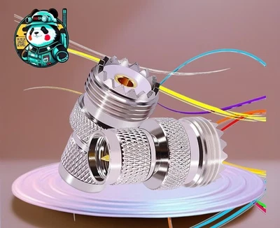 PANDA COMM Mini UHF MALE/UHF FEMALE Connector 2 pac MAXTRAC GM300