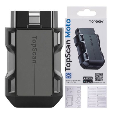 Topdon TopScan Moto Full-System Diagnostic Tool Active Test Code Reader Scanner