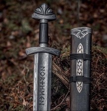 Handmade King Ragnar Lothbrok Viking Sword Handcrafted Authentic Norse Replica
