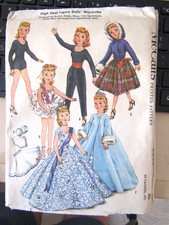 McCalls 2255 Doll Clothes Sewing Pattern Revl...