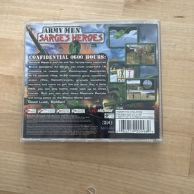 Army Men Sarge's Heroes - Dreamcast Game CASE AND MANUAL ONLY