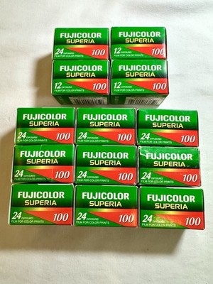 NOS 13 Fujifilm Superia 100 CN 135 12/24 Exposure 35mm Film EXPIRED DISCONTINUED