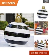 Vibrant 24-Inch Christmas Inflatable Balls - Perfect for Garden  Porch Decor