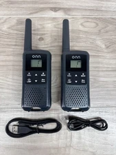 ONN ONA19WT003 22-Channel Two-Way Radios Walkie Talkies (2 Pack)