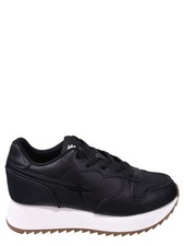 W6YZ JET-W WOMEN'S BLACK LEATHER