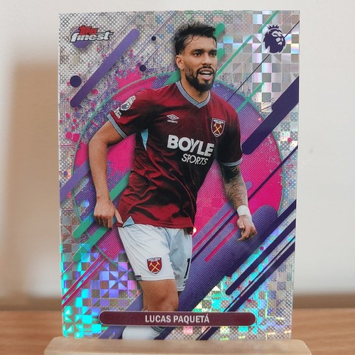 Topps Finest Premier League 2026 Lucas Paqueta West Ham United Checkerboard #A2