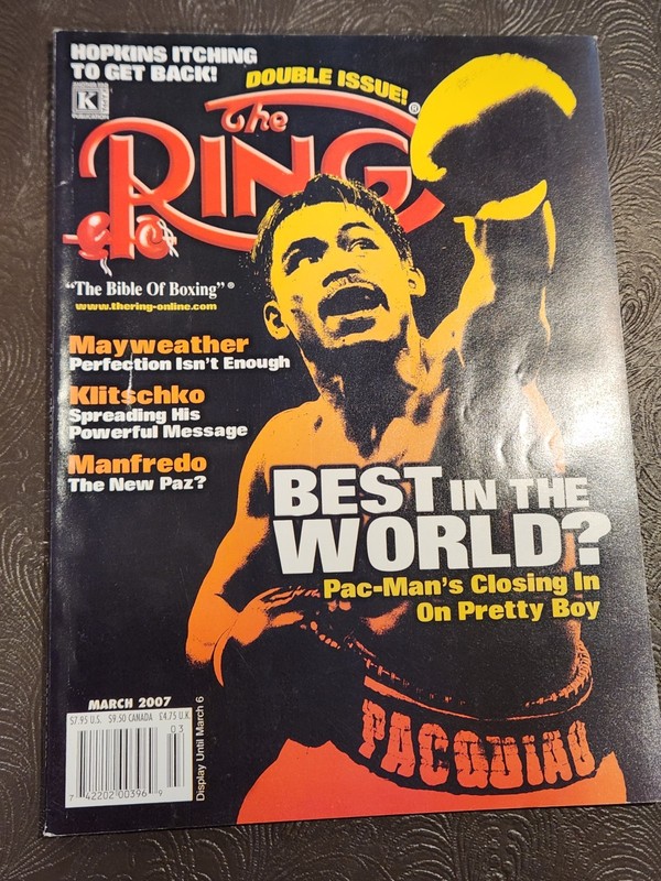 March 2007 The Ring Magazine Boxing Newsstand Manny Pacquiao