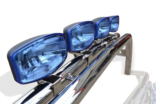 Roll Bar + Short Curved Tonneau Cover + Blue Spots To Fit Mitsubishi L200 05-15 - Picture 6 of 12