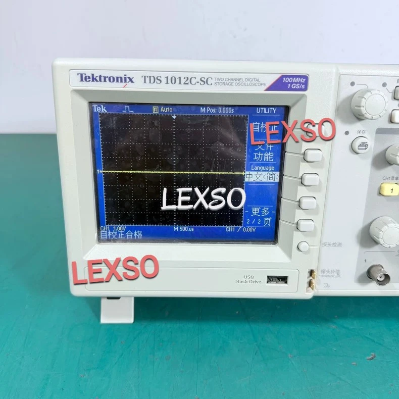 Osciloscopio Tektronix TDS1012C-SC ALMACENAMIENTO DIGITAL DE DOS CANALES TDS 1012C-SC#Br Foto 2 de 4
