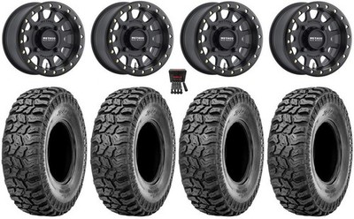 Method 401 Bdlk 15'' Wheels Bk 5+2 33'' Ridge Saw 2.0 Tires Renegade Outlander