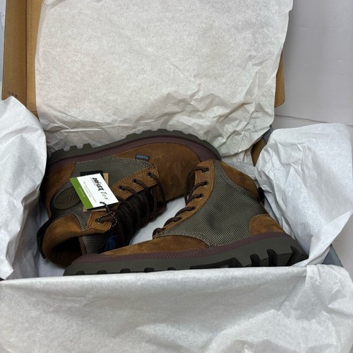 Stivali Palladium Pampa Sport Cuff WPN taglia 4 uomo / 5,5 donna marrone brindle - Foto 2 di 15