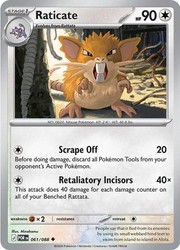 Raticate 061/088 Mega Evolution: Perfect Order