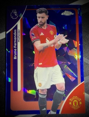 Topps Chrome Sapphire Premier League Manchester United Bruno Fernandes