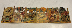 6 Panel Foldout Diecut Card, CIRCUS ATTRACTIONS (Dated 1984, Hong Kong)