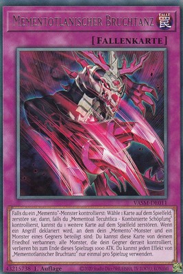 Mementotlanischer Bruchtanz VASM-DE011 Rare Valiant Smashers Yugioh Deutsch