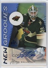 2024 Upper Deck SP Game Used New Grooves Jesper Wallstedt #NG-8 Rookie Auto RC